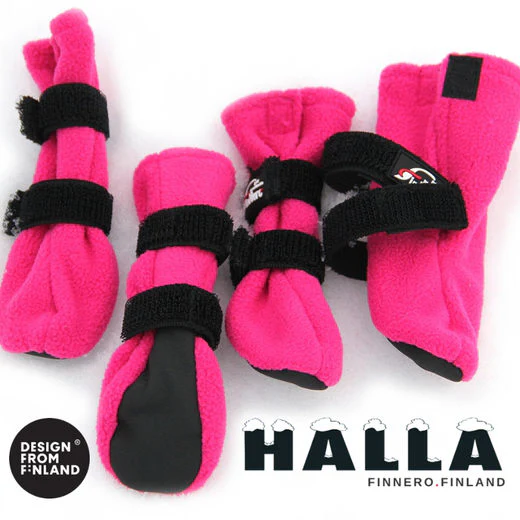 HALLA hundskor, rosa