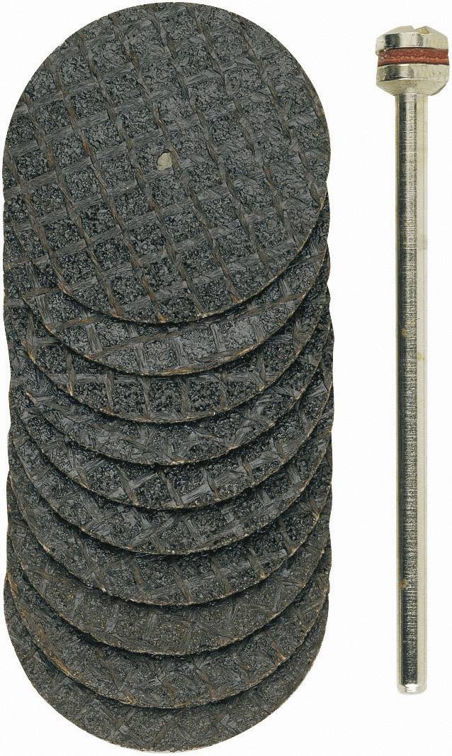 Proxxon Micromot 28 808 Separationspår rakt 22 mm 10 st Rostfritt stål, Stål, Icke-järnmetall , Plast, Trä