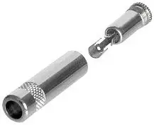 Rean AV NYS240 Hörlursuttag 3.5mm Hona rak Antal poler: 3 Stereo Silver 1 st