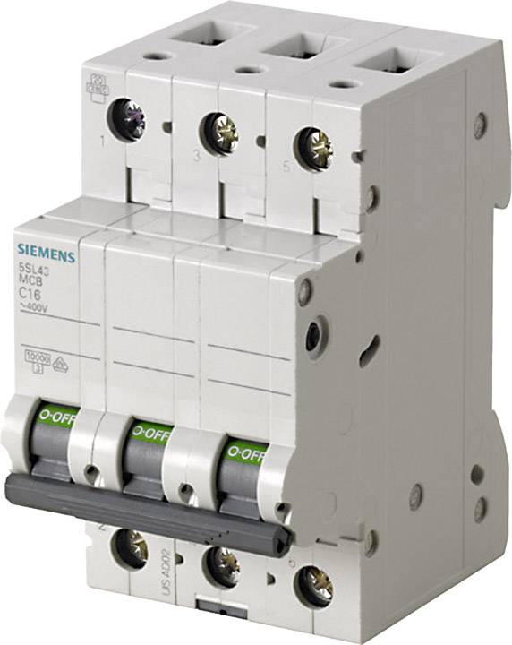 Siemens 5SL43046 5SL4304-6 Automatsäkring 3-polig 4 A 400 V