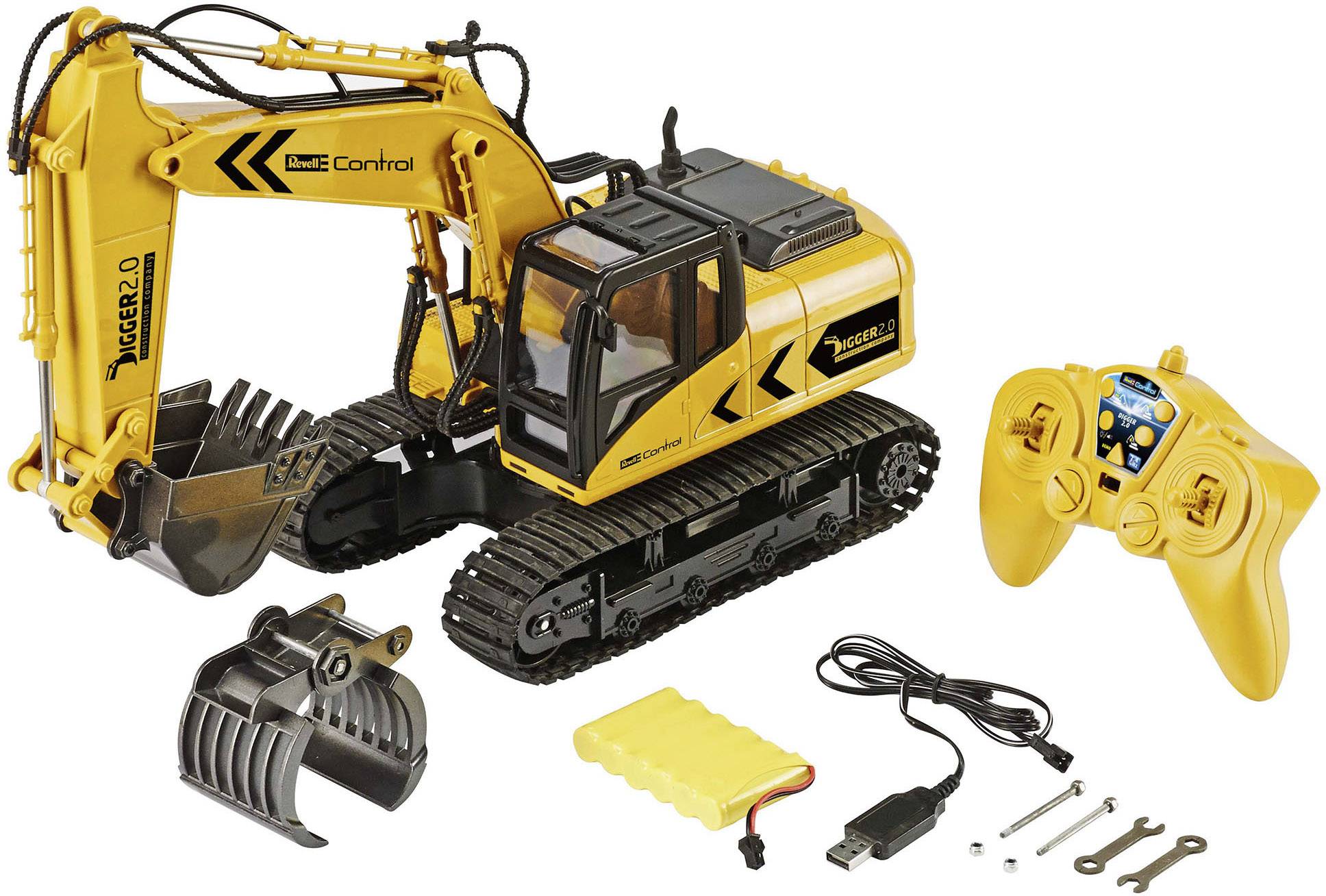 RC Funktionsmodell nybörjare Byggfordon Revell Control Digger 2.0 RtR