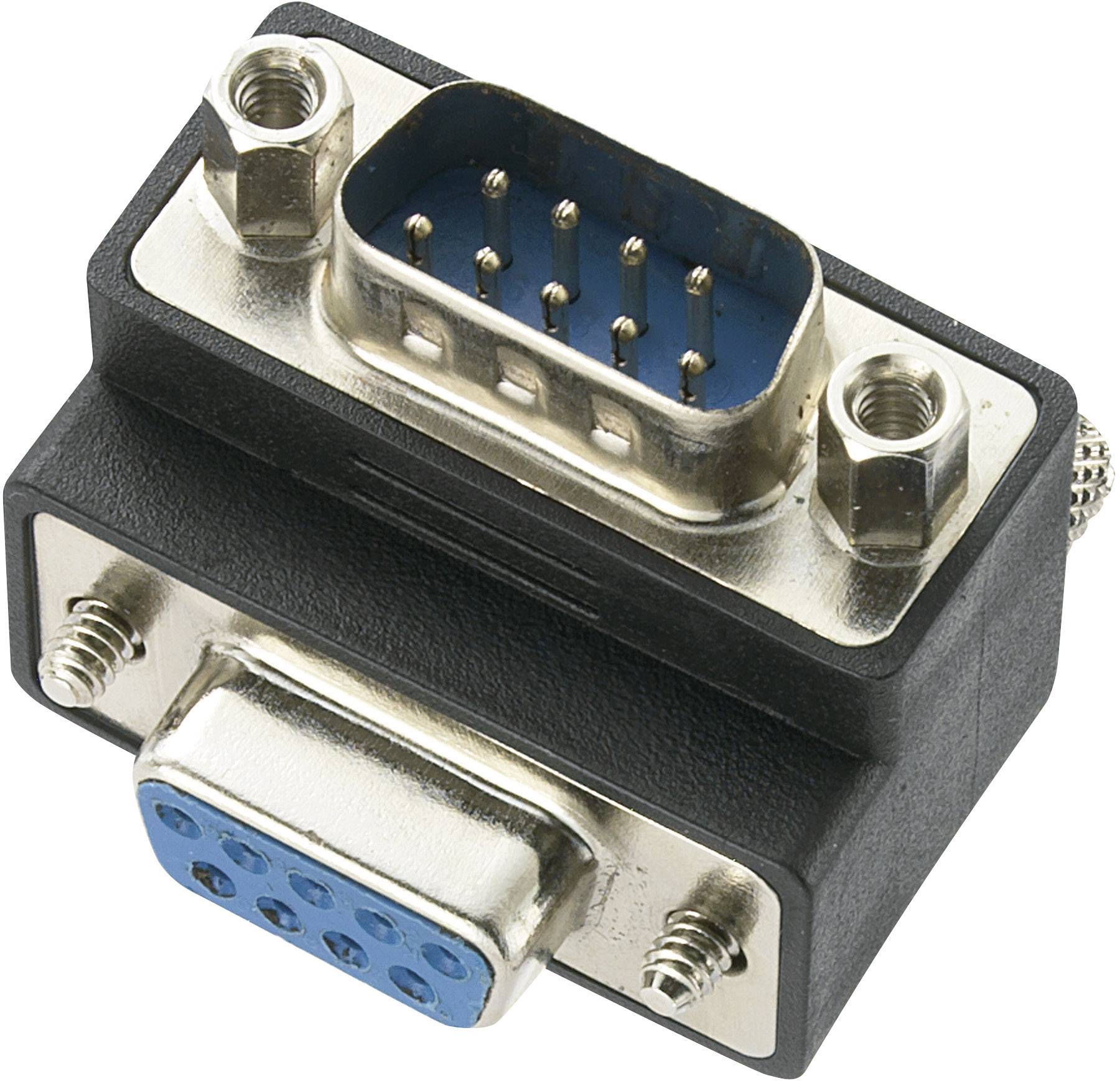 Renkforce Seriell Adapter [1x D-SUB hane 9-pol – 1x D-SUB hona 9-pol] Svart