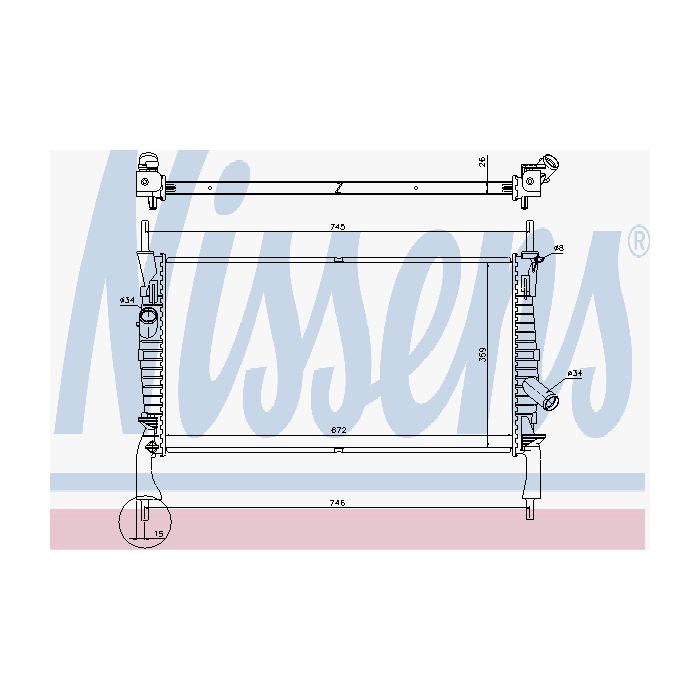 Kylare Nissens 17-69225