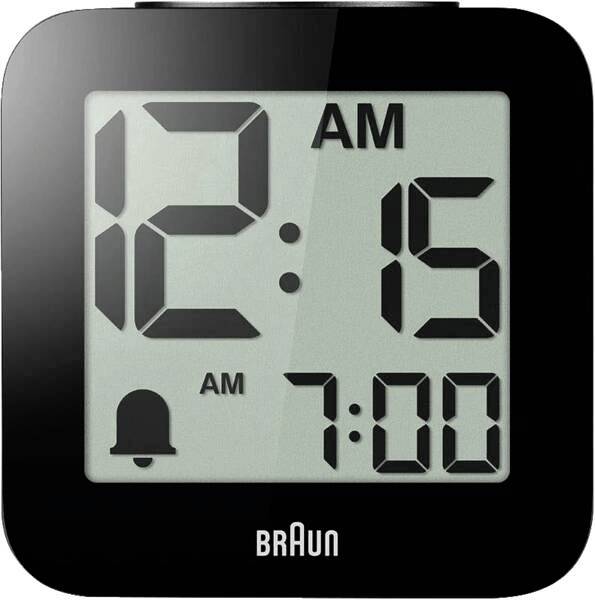 Braun 67711 Elektronisk Väckarklocka Svart Extra högljudd väckningston