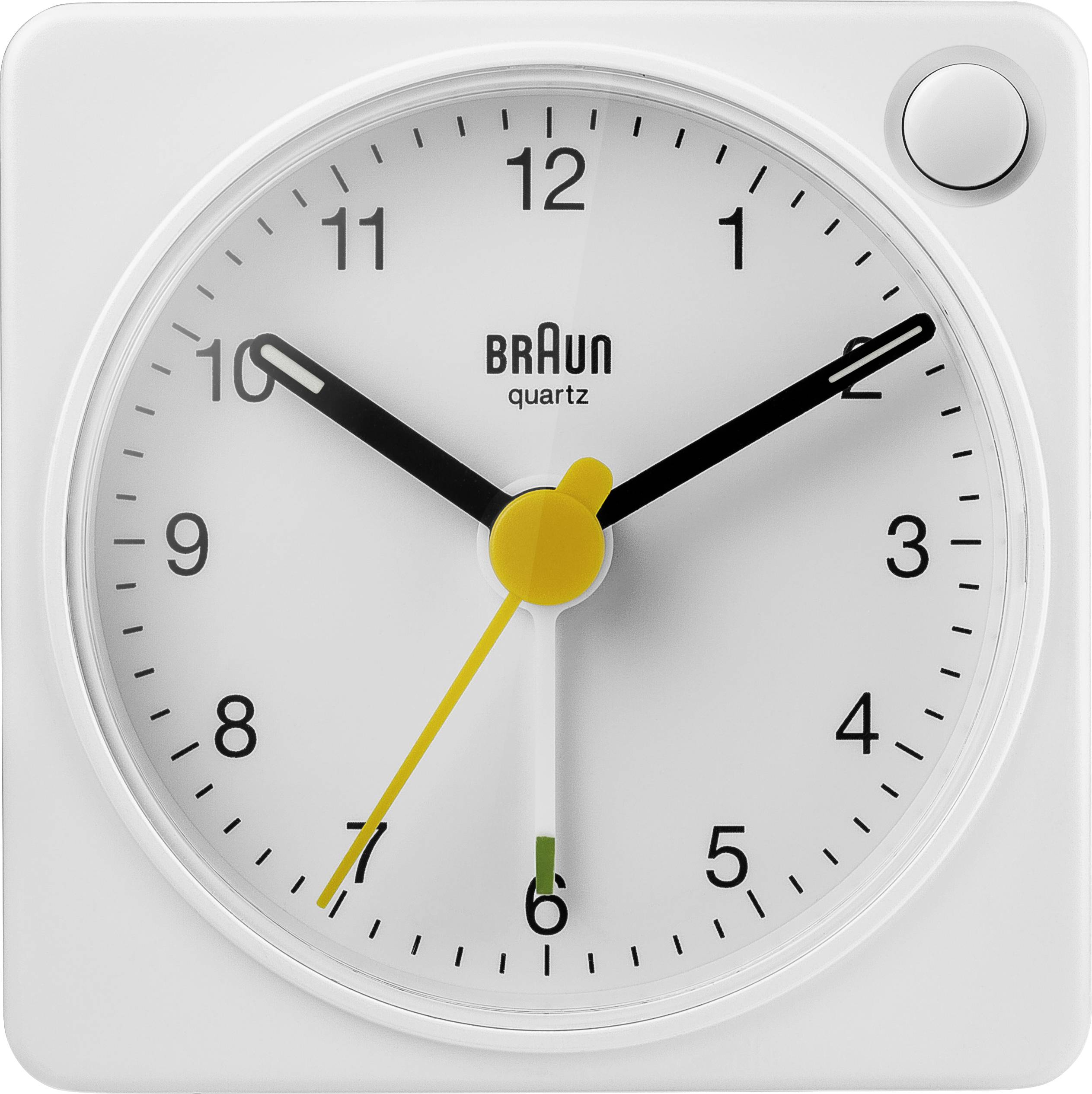 Braun 67101 Kvarts Väckarklocka Vit