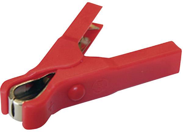 SET® LZ40 Batteriklämma 6,3 mm flatstiftsanslutning eller lödanslutning Röd 1 st