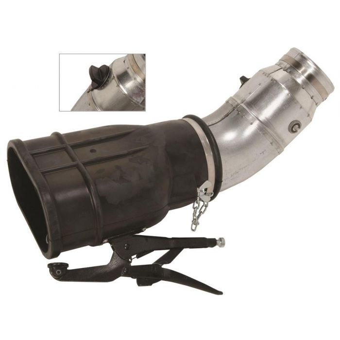 Avgasmunstycke 100mm gummi, öppning 115mm spjäll Alentec Orion 63-88326