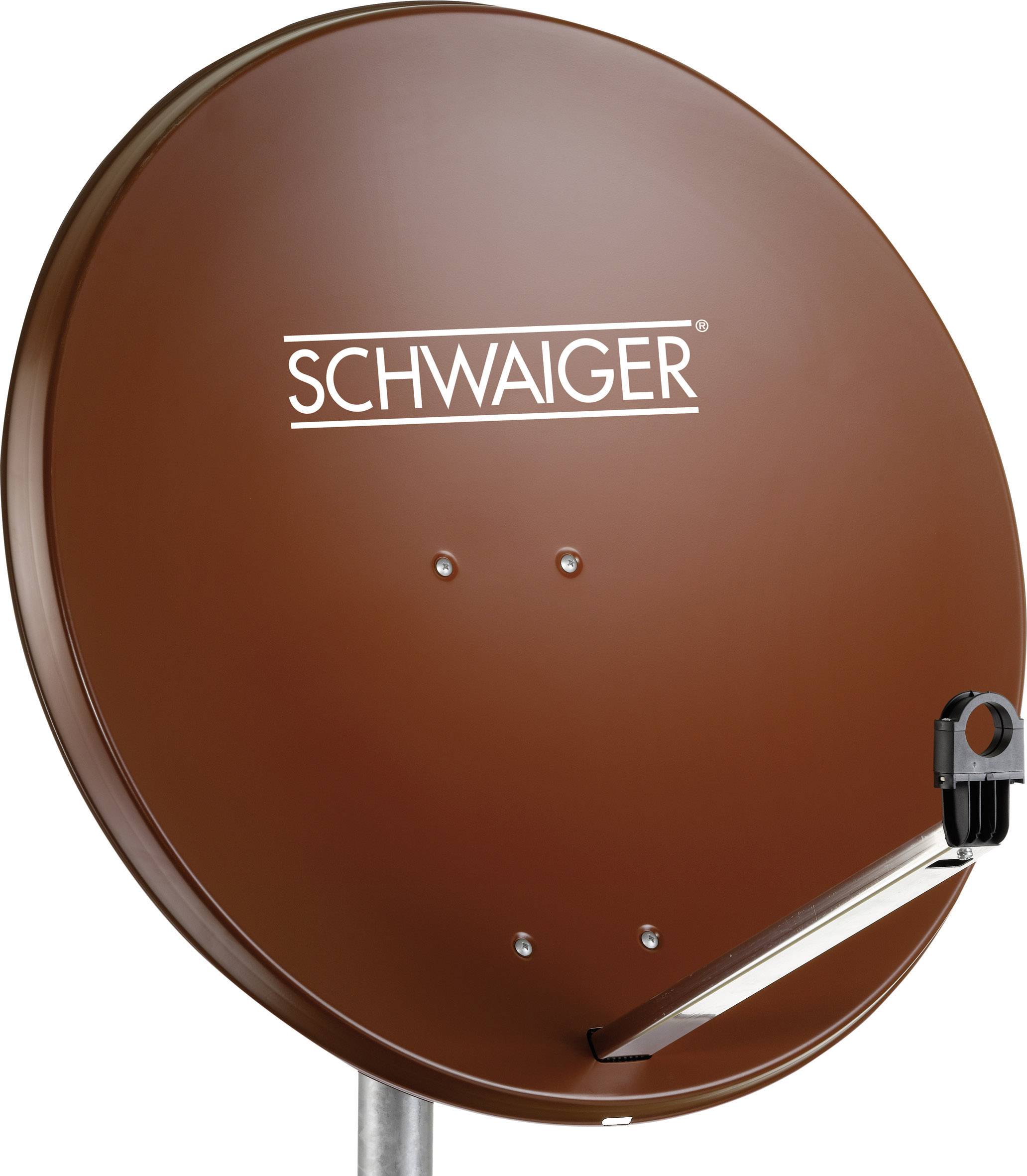 Schwaiger SPI996.2 Parabolantenn 80 cm Reflektormaterial: Stål Tegelröd