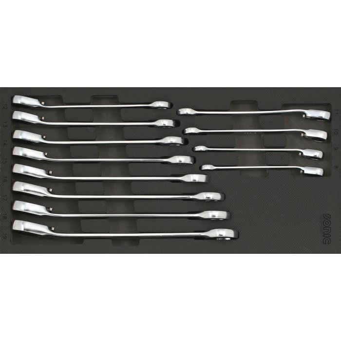 Ringspärrnyckelsats Reversibel 12-Kant SFS 1/3 Sonic 42-601229