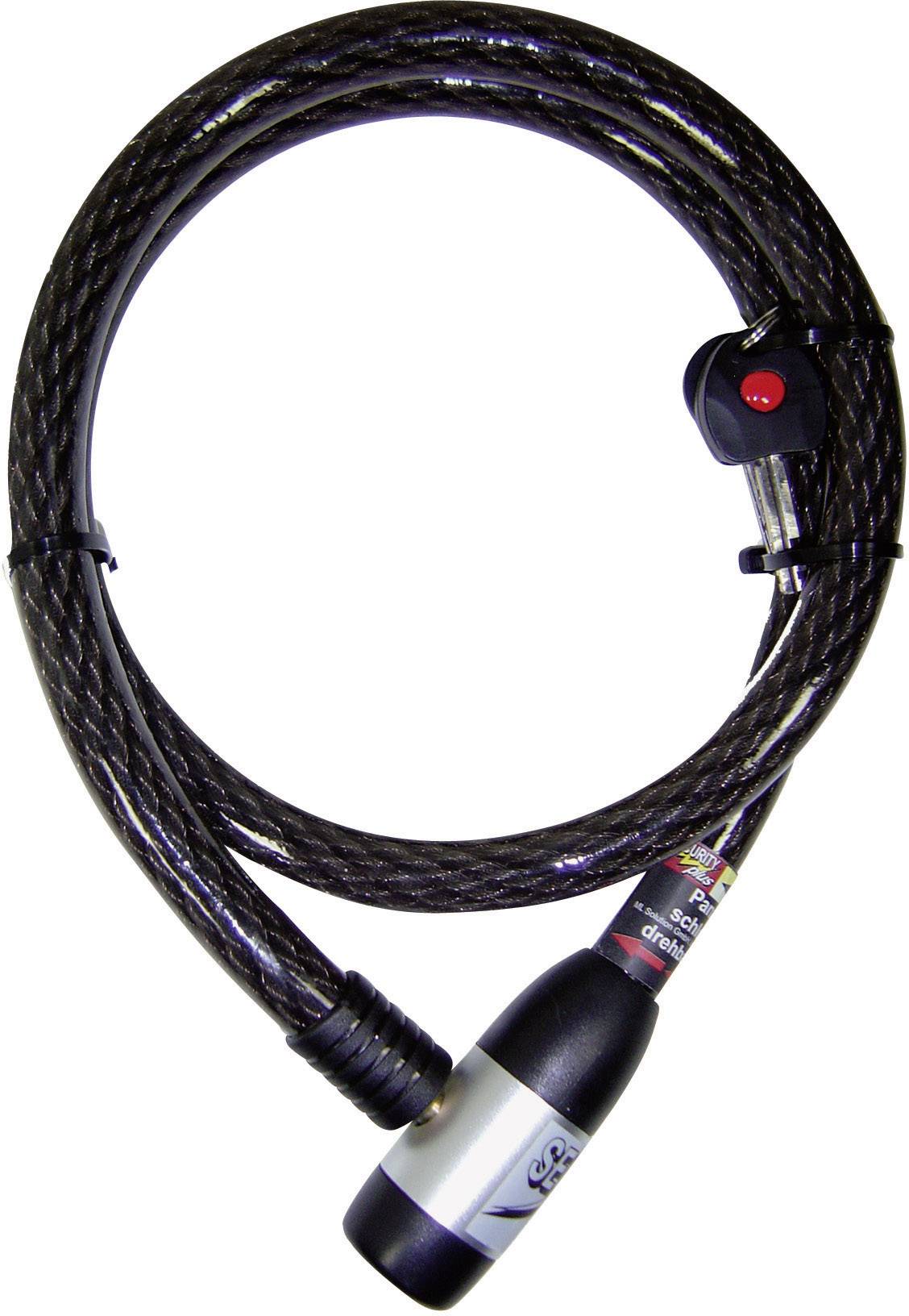 Security Plus PK 96 Kabellås Svart Nyckellås