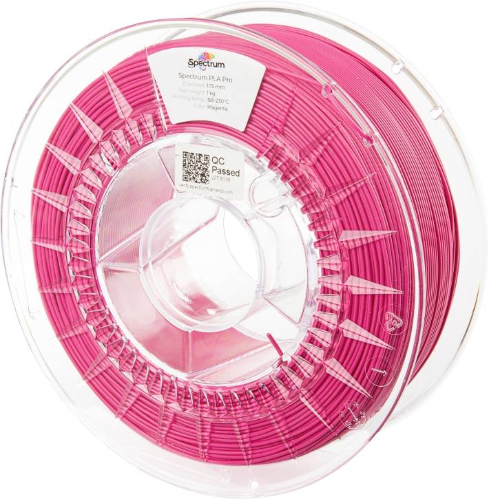 Spectrum Filaments 80134 PLA Pro 3D-skrivare Filament PLA Pro Slagtålig 1.75 mm 1000 g Magenta 1 st