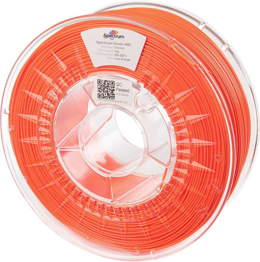Spectrum Filaments 80091 smart ABS 3D-skrivare Filament ABS-plast Slagtålig 1.75 mm 1000 g Lion Orange, Orange 1 st