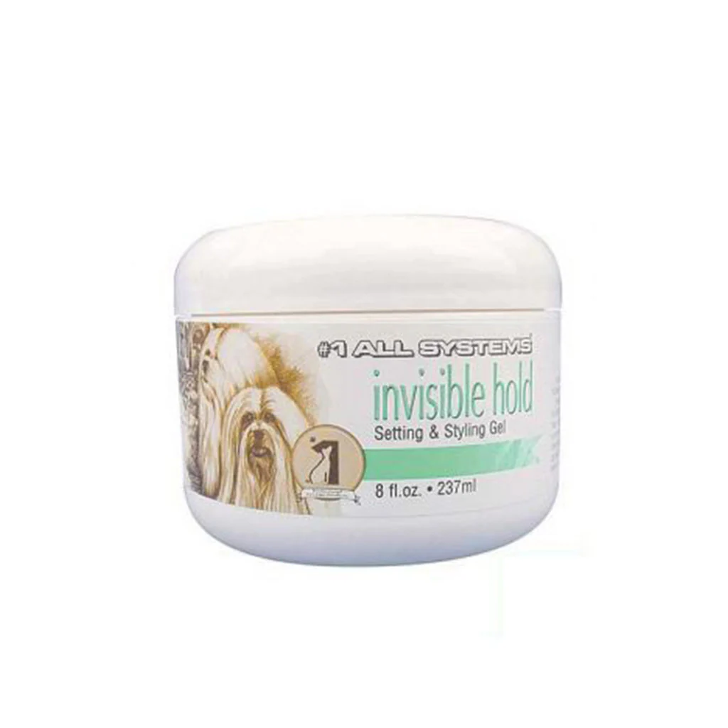 #1 All Systems Invisible hold Styling & Setting Gel 237ml -Styglingel för hundar katter
