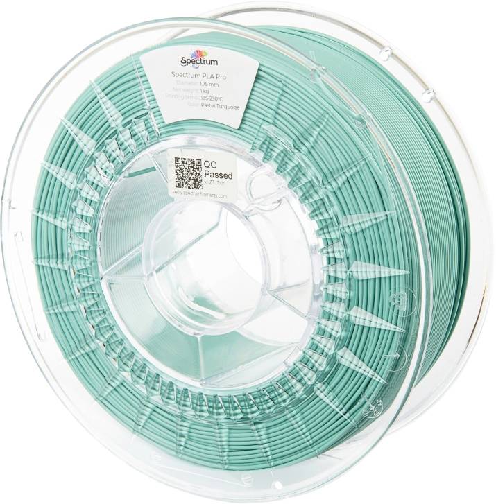 Spectrum Filaments 80136 PLA Pro 3D-skrivare Filament PLA Pro Slagtålig 1.75 mm 1000 g Pastel Turquoise, Pastellturkos 1