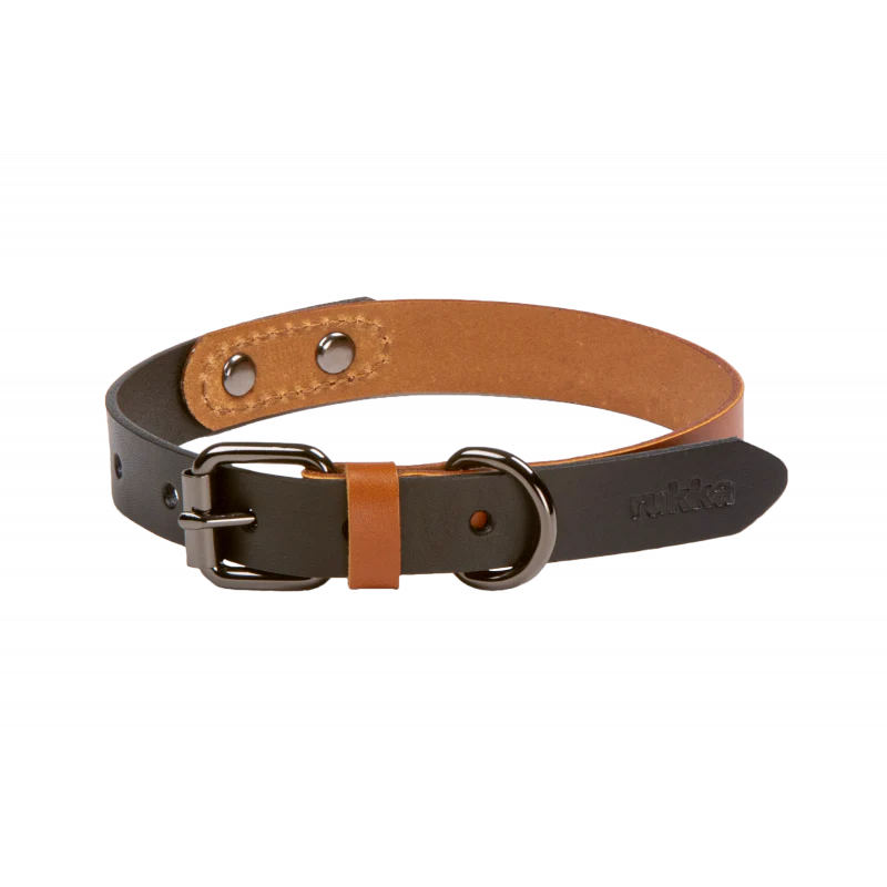 Rukka Pets Duo Läderhalsband
