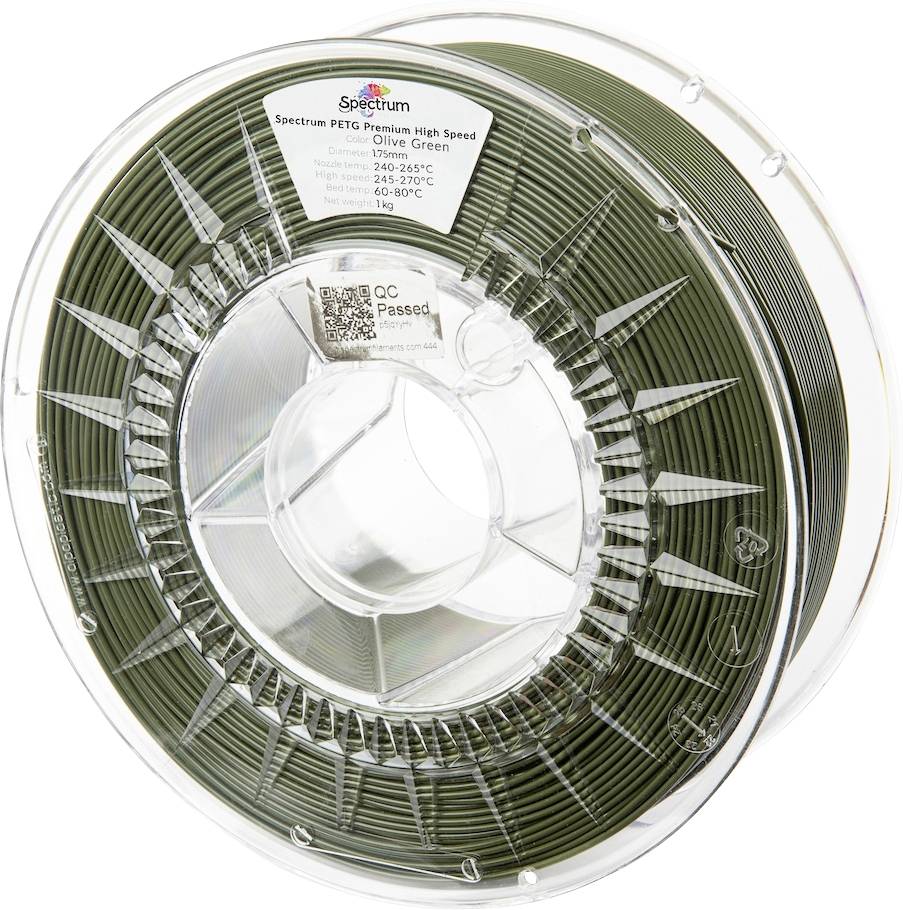 Spectrum Filaments 81548 PETG Premium High Speed 3D-skrivare Filament PETG Highspeed-filament, kemiskt beständig 1.75 mm