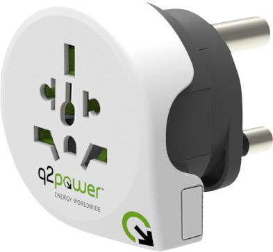 Q2 Power 1.100220 Reseadapter Welt nach Süd Afrika