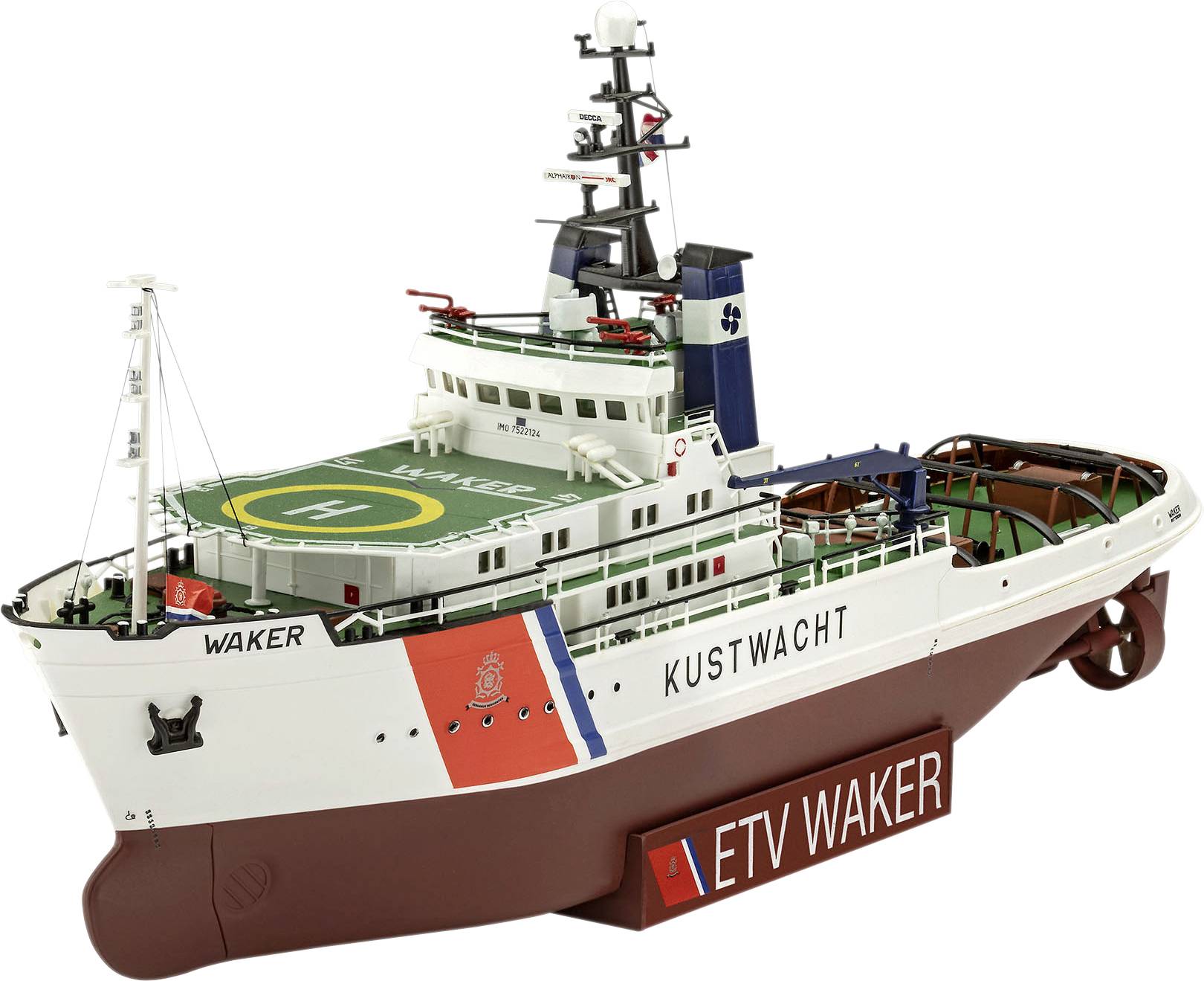 Revell 05240 ETV Waker Fartygsmodell byggsats 1:200