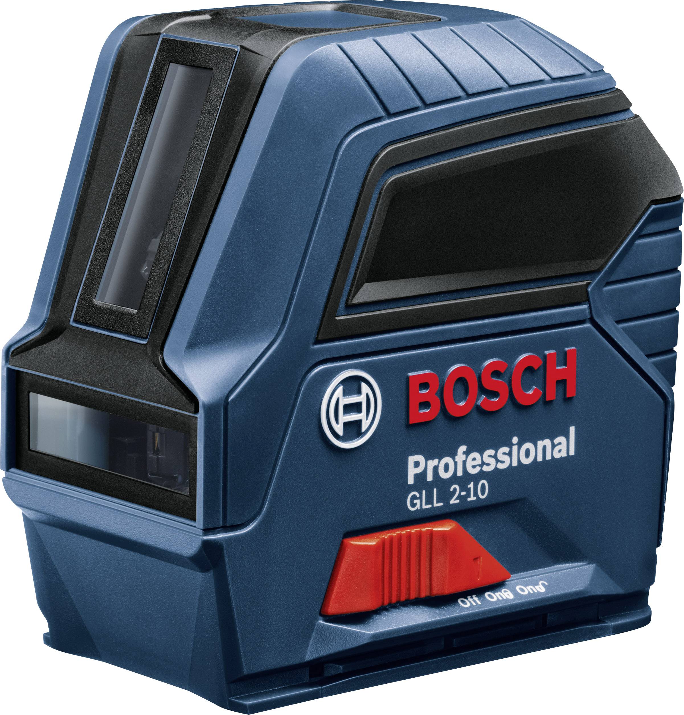 Bosch Professional GLL 2-10 Linjelaser självnivellerande, inkl. väska Räckvidd (max.): 10 m