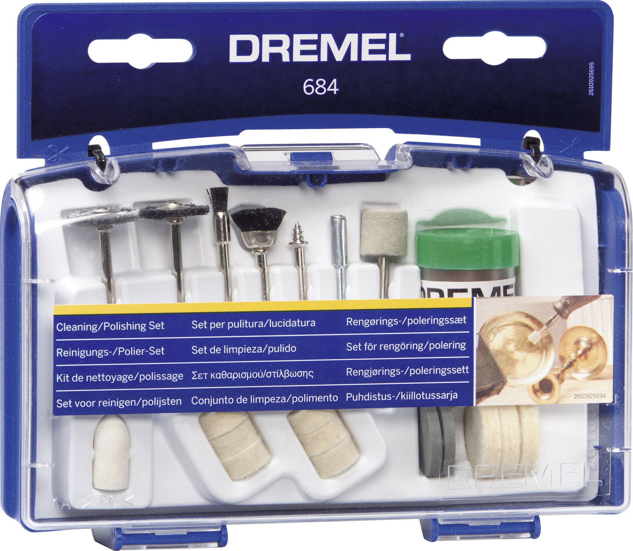 Rengörings-/poleringssats Dremel 684 N/A 1 set
