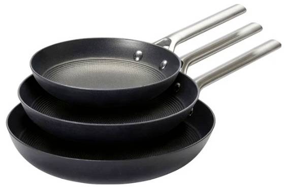 Qdesign 190-061 Set med stekpannor 20 cm 3 delar