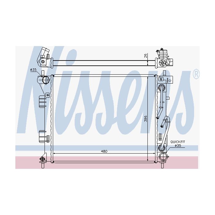 Kylare Nissens 17-67608