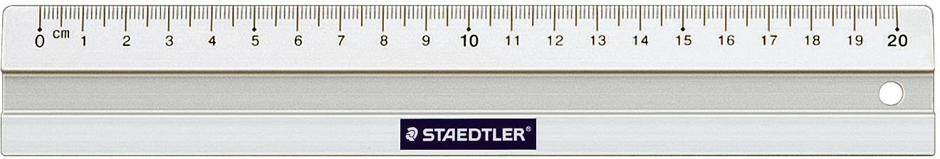 Staedtler metallinjal 20 cm