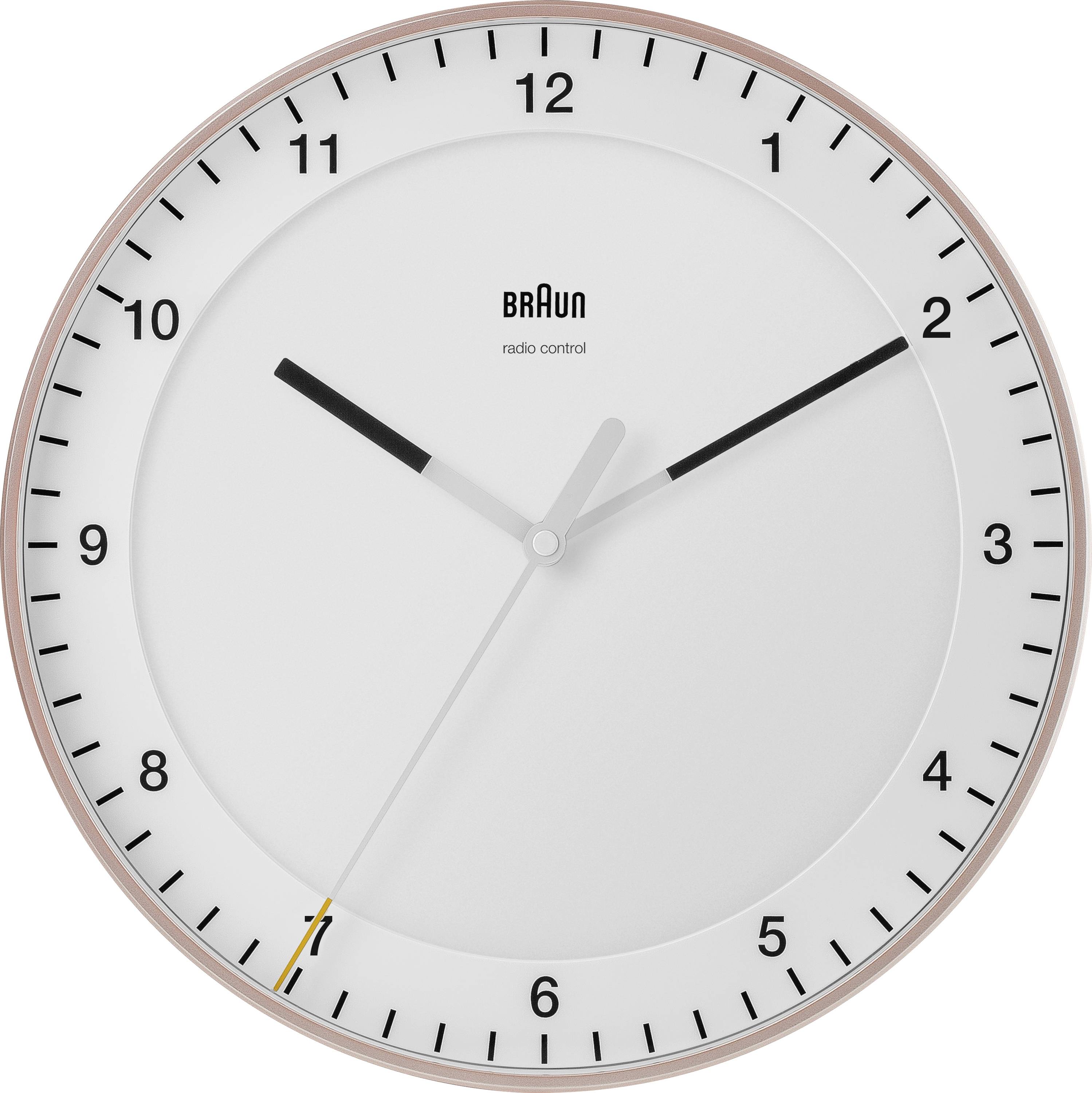 Braun 67110 DCF Väggklocka 330 mm Rosa, Vit