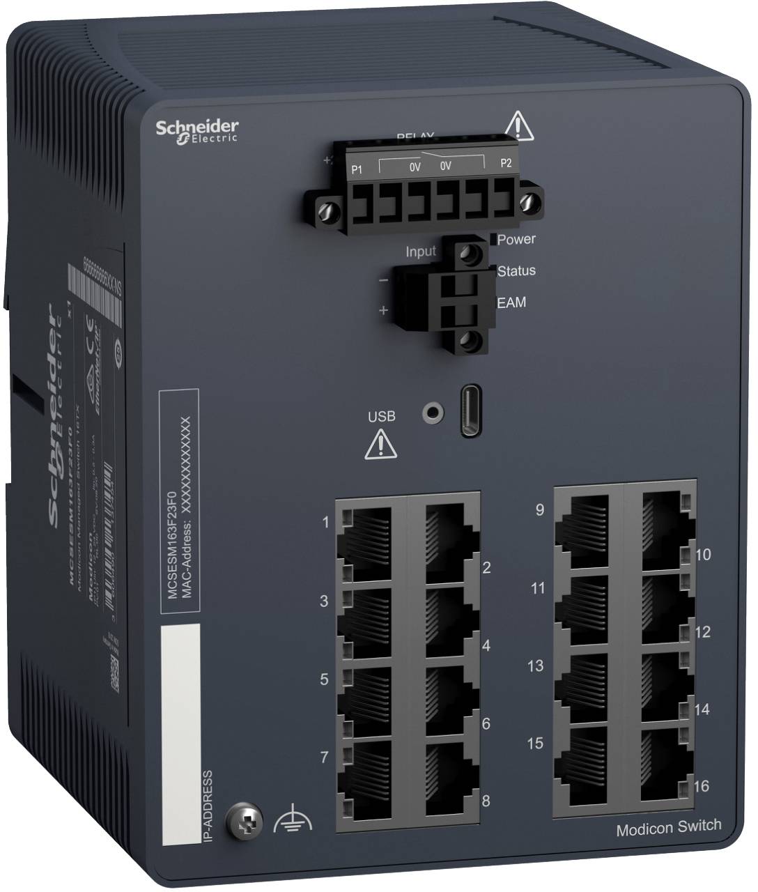 Schneider Electric MCSESM163F23F0 Nätverks-switch