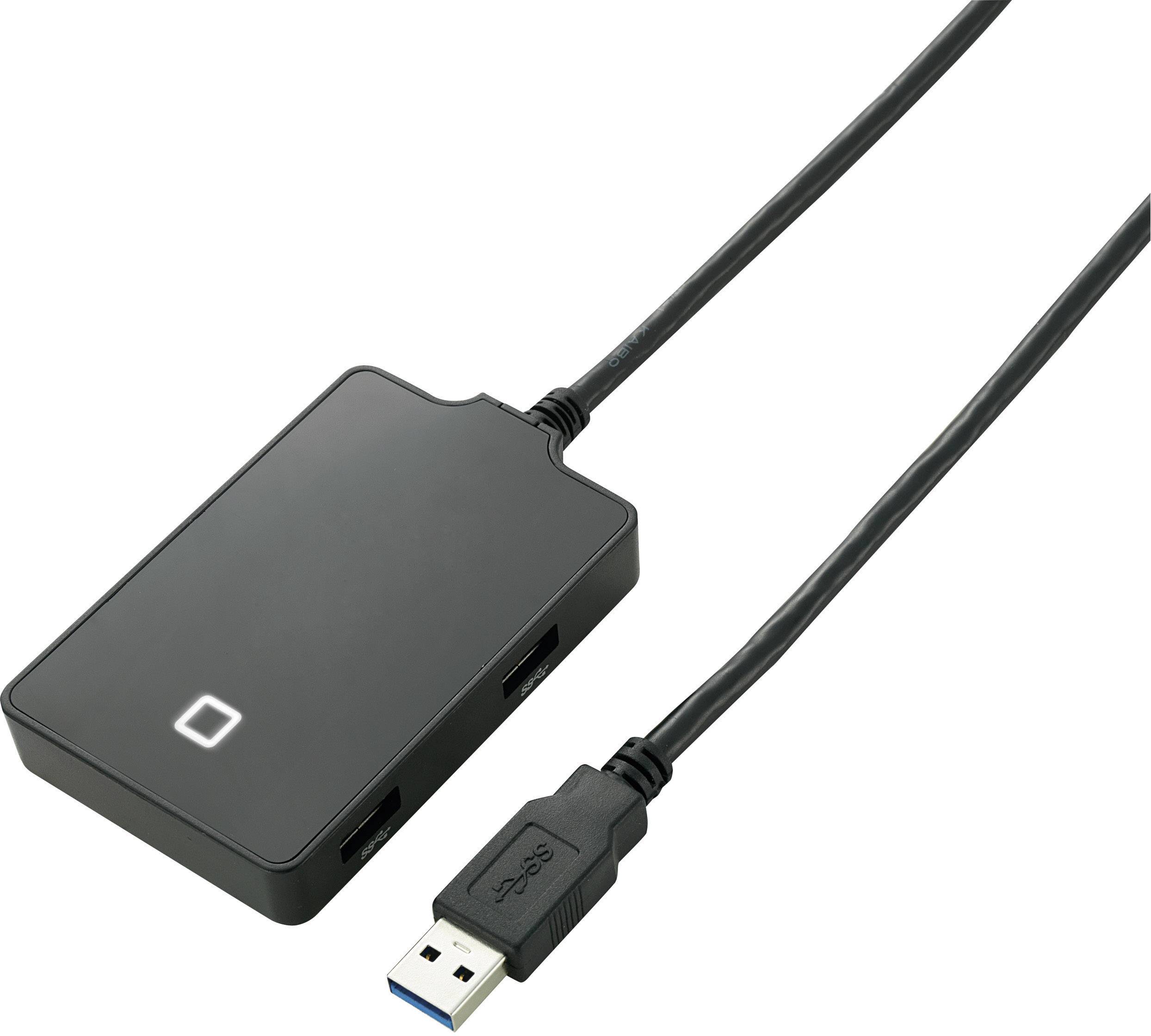 Renkforce 4 Port USB-hubb Svart