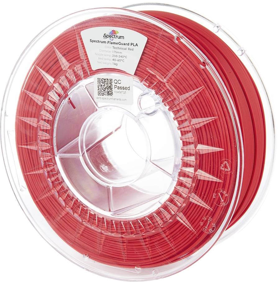 Spectrum Filaments 81454 FlameGuard PLA 3D-skrivare Filament PLA-plast flamhämmande, Värmebeständig 1.75 mm 1000 g Techn