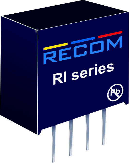 RECOM RI-0512S DC/DC-omvandlare kretskort 5 V/DC 12 V/DC 168 mA 2 W Antal utgångar: 1 x Innehåll 1 st