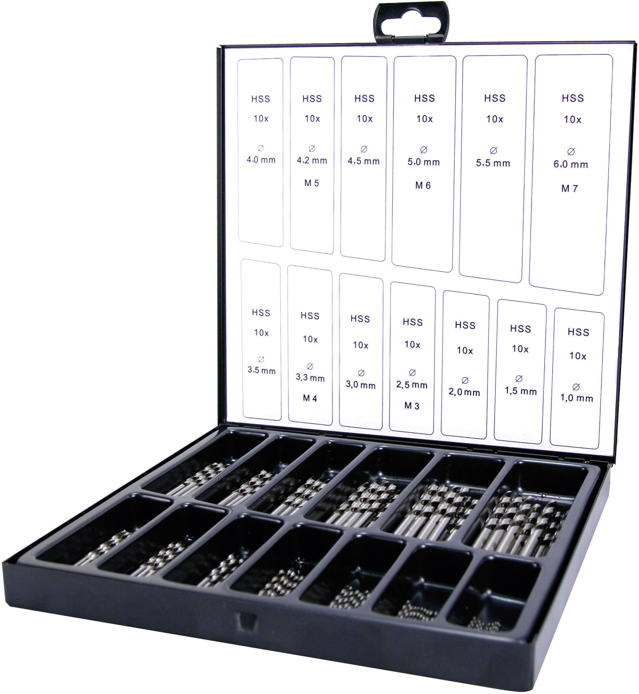 RUKO A214195 HSS Metall-spiralborrset Slipat DIN 338 1 set