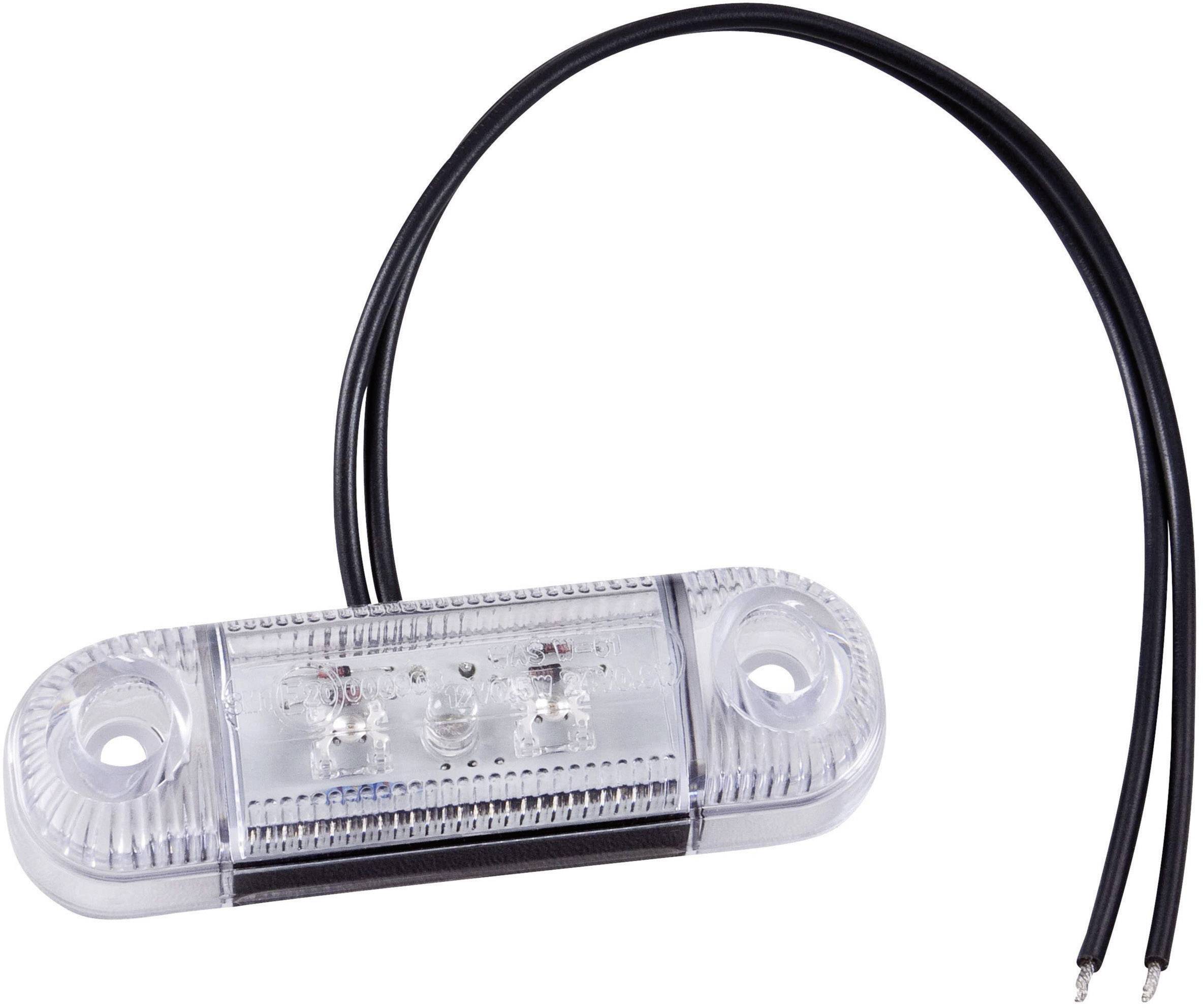 SecoRüt Positionslykta Postionsljus sidoljus 12 V, 24 V Röd Klart glas