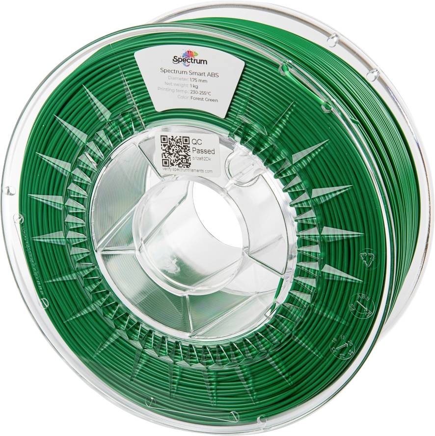 Spectrum Filaments 80090 smart ABS 3D-skrivare Filament ABS-plast Slagtålig 1.75 mm 1000 g Forest Green, Grön 1 st