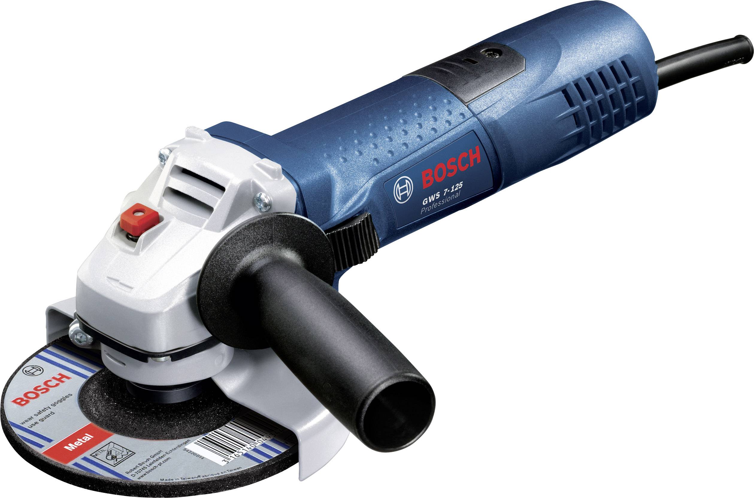 Bosch Professional GWS 7-125 0601388108 Vinkelslip 125 mm 720 W 230 V