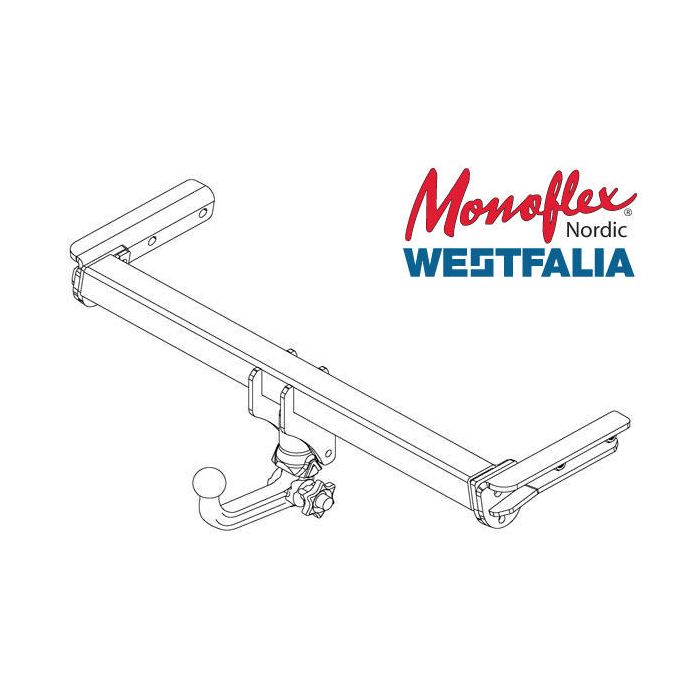 Westfalia Dragkrok med avtagbar kula 27-91417