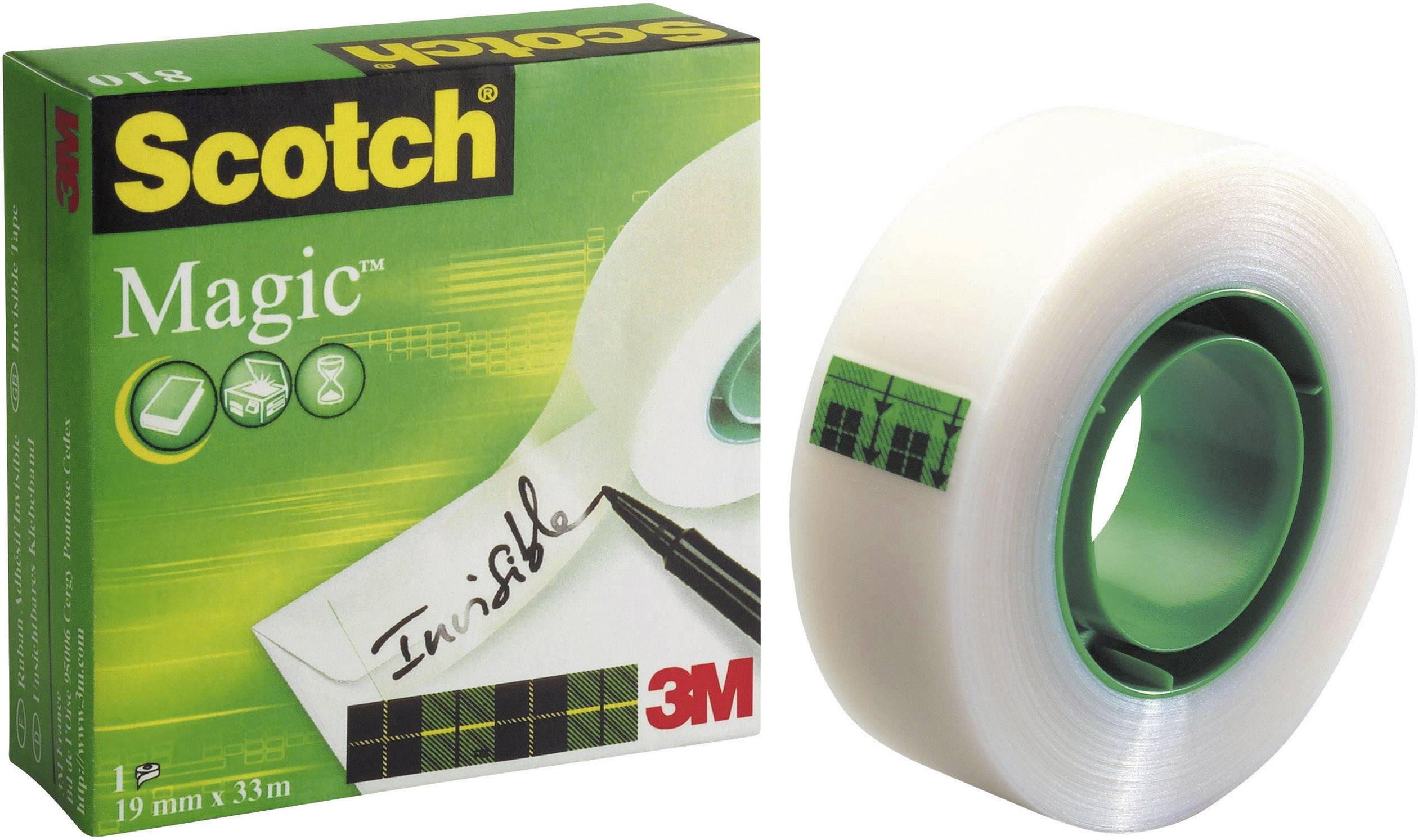 Scotch FT-5100-5249-9 M8101910 Tejp Scotch® Magic™ 810 Transparent (L x B) 10 m x 19 mm 1 st