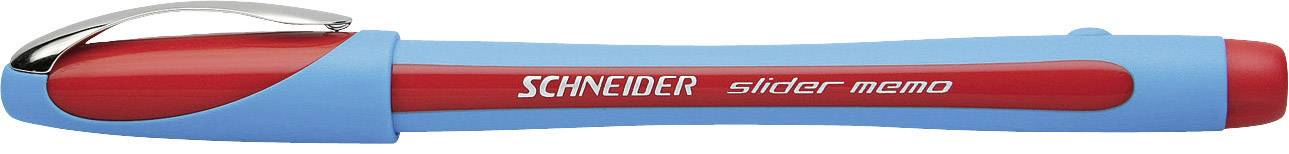 Schneider, kulspetspenna Slider Memo XB 150202 röd, ljusblå 1,4 mm