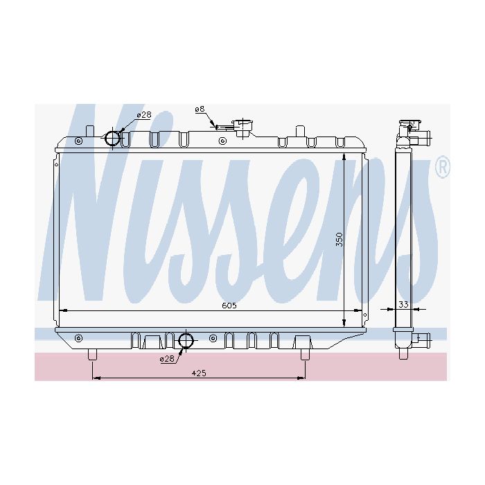 Kylare Nissens 17-64154