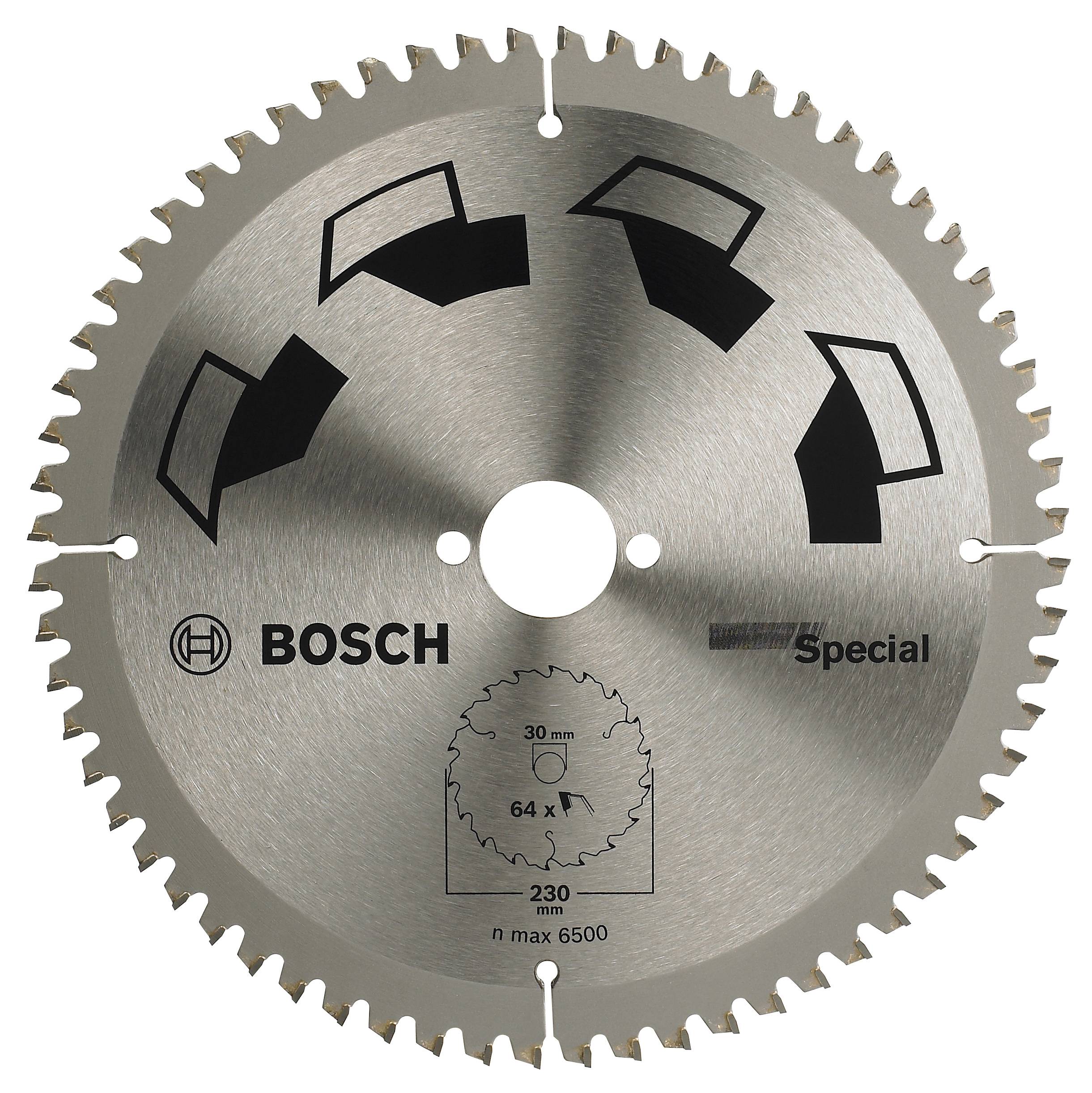 Bosch Accessories Special 2609256894 Hårdmetall cirkelsågklinga 230 x 30 mm Antal tänder (per tum): 64 1 st