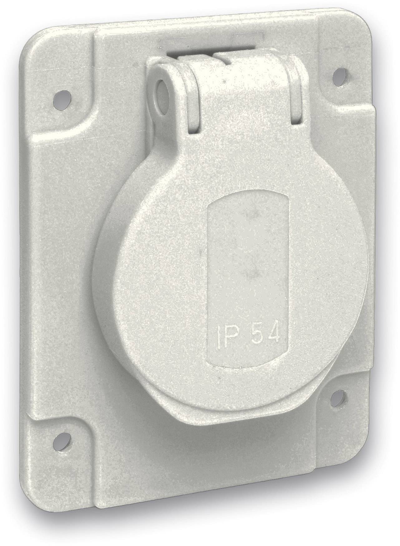 Schneider Electric PKS61G Vägguttag för inbyggnad IP54, IKQ8 Grå