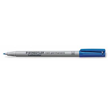 Staedtler Fiberspetspenna Lumocolor M non-permanent 315 Blå 315-3