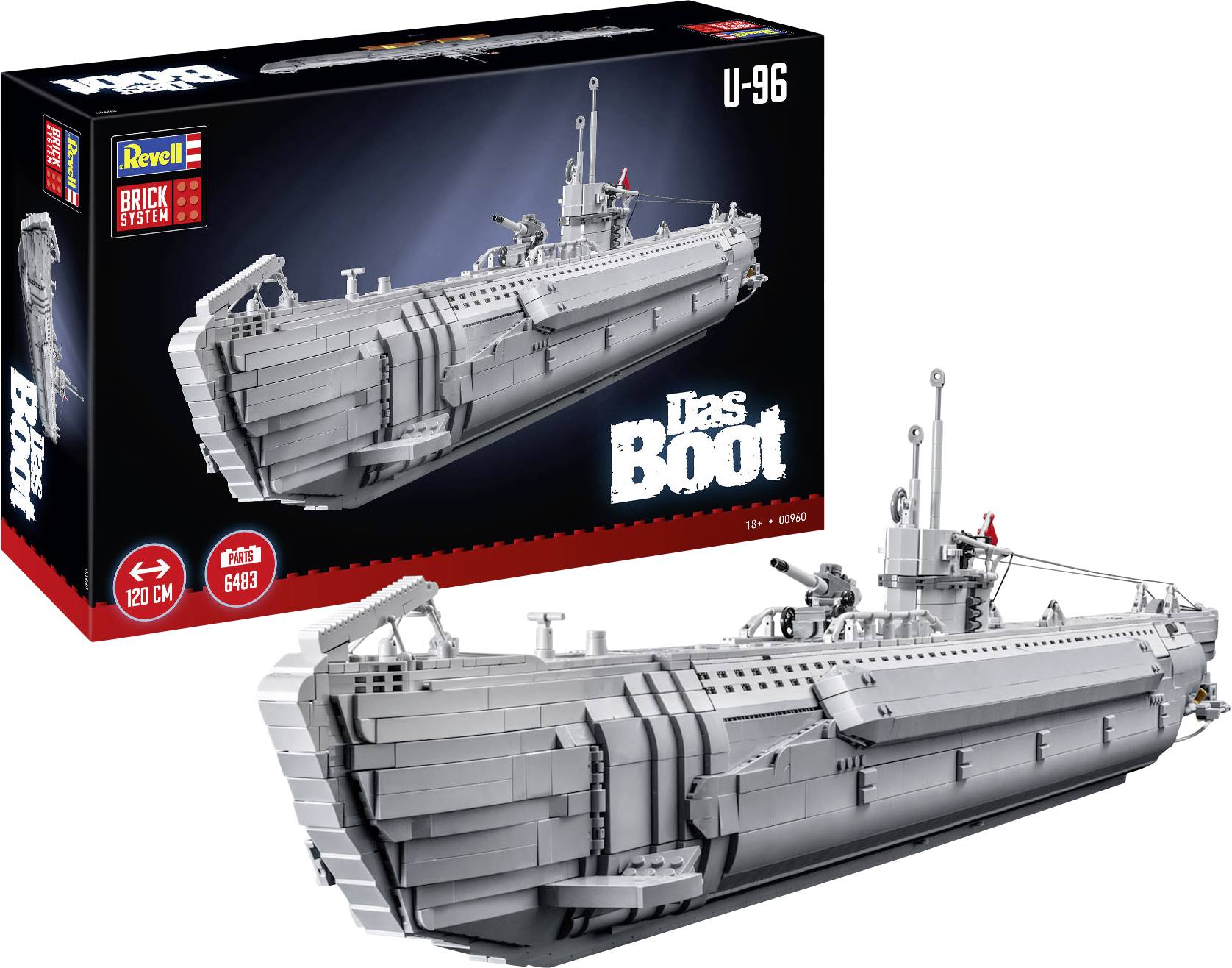 Revell 00960 U-Boot – Brick System Byggsats