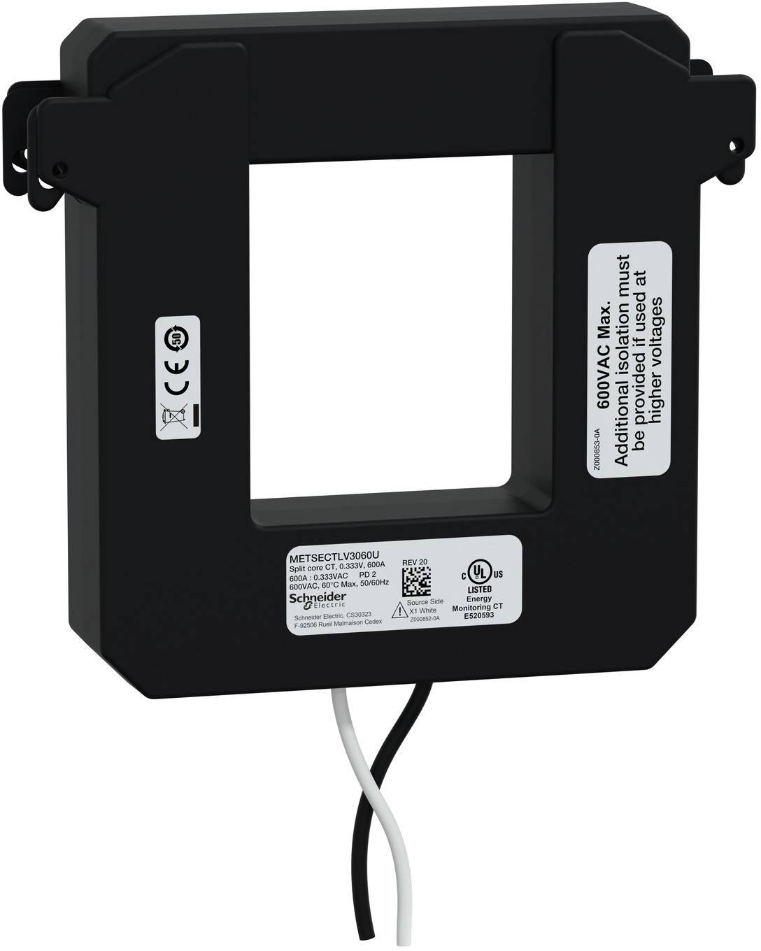 Schneider Electric METSECTLV3060U Strömtransformator för kabelombyggnad 1 st