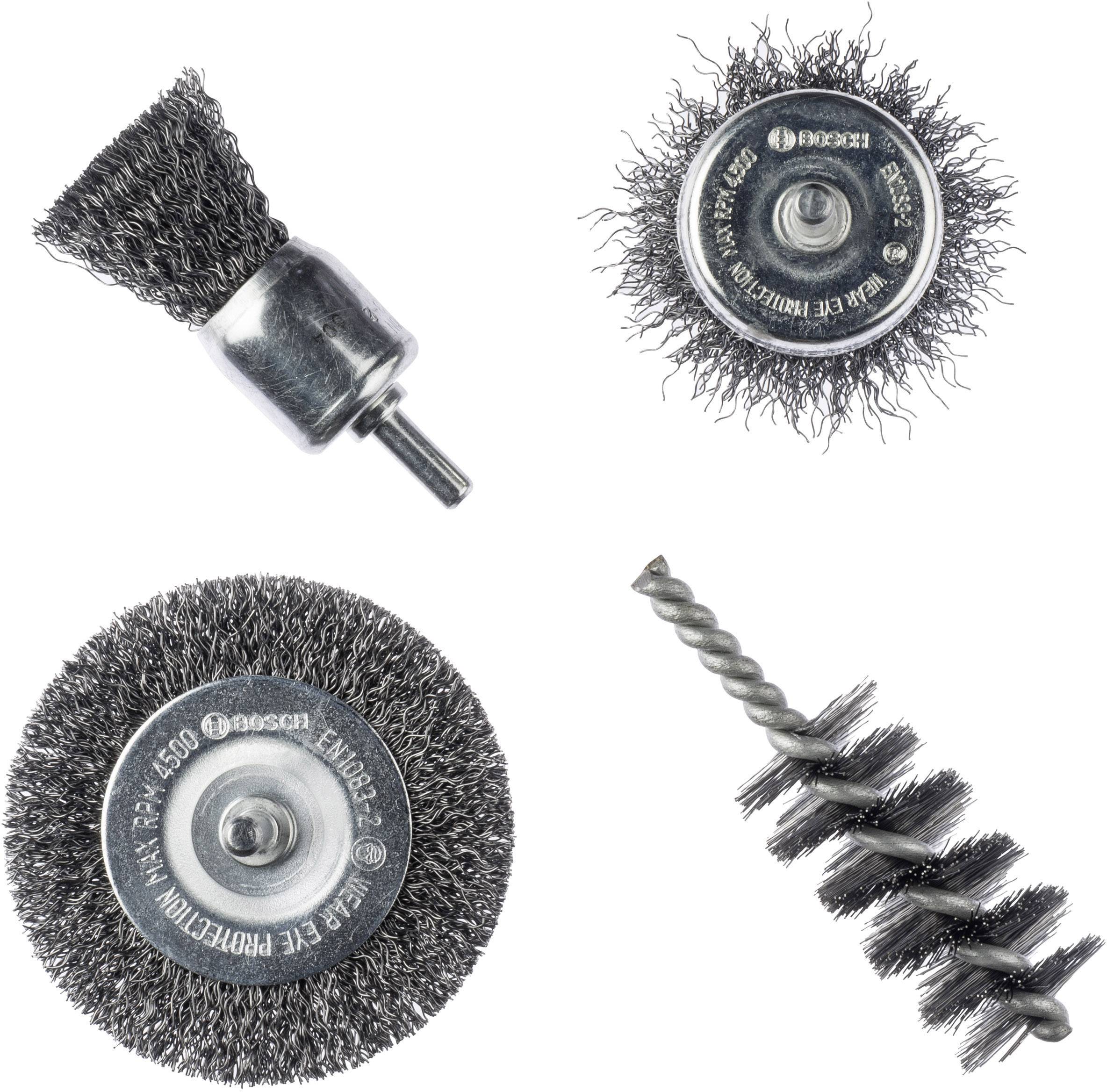 Bosch Accessories 4-delars trådborstset 2609256553 1 set
