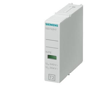 Siemens 5SD74280 Kontaktdel typ 2 N-PE Kravklass C, UC 260 V 1-polig, smal konstruktion Kontaktdel 1 st