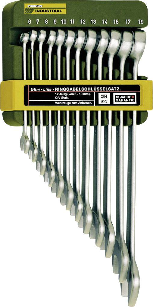 Proxxon Industrial 23820 Ringskruvnyckelsats 12 delar 6 – 19 mm