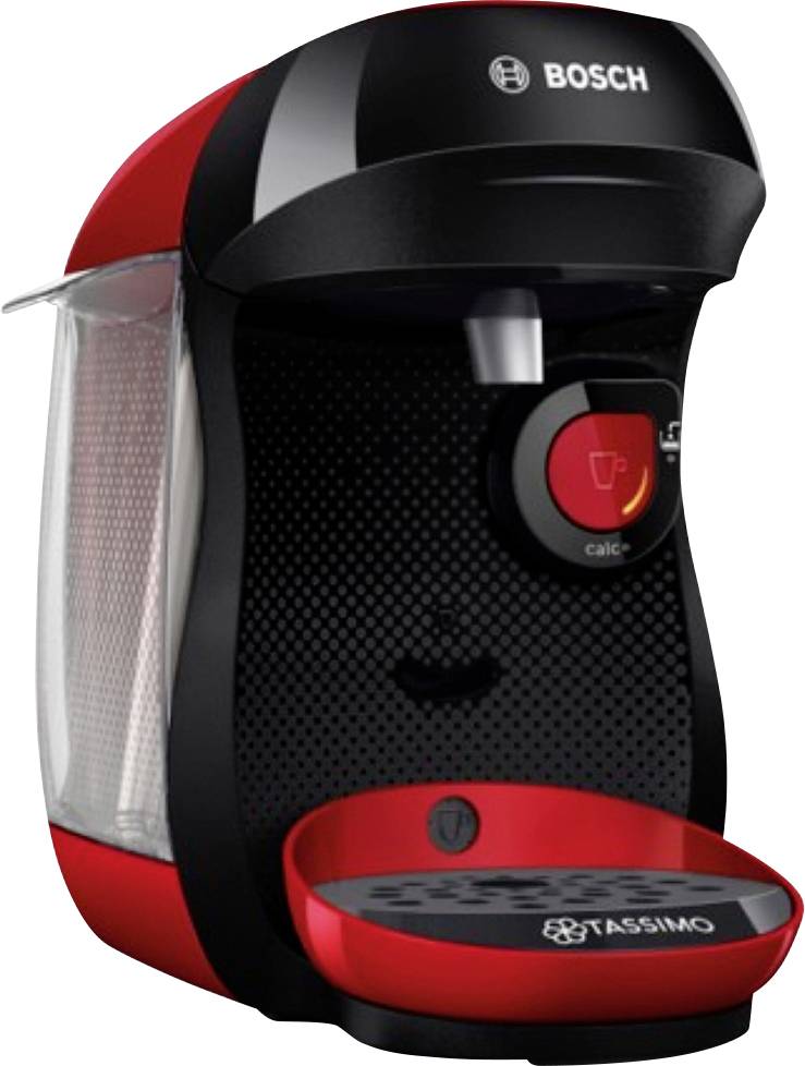 Bosch Tassimo HAPPY TAS103E Kapselmaskin Svart, Röd