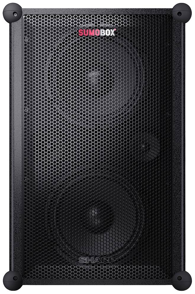 Sharp CP-LS200 SumoBox Pro: Bluetooth-högtalare AUX, USB Svart